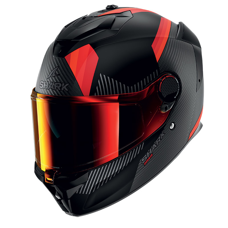 Мотоциклетный шлем SPARTAN GT PRO DOKHTA CARBON Mat Carbon Orange Anthracite DOA