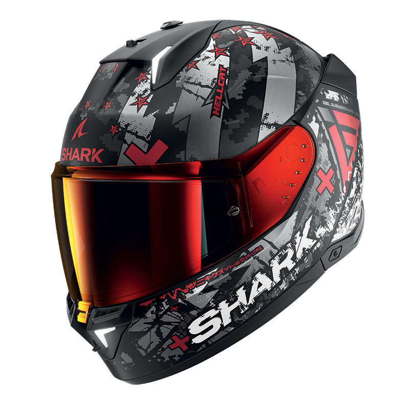 МОТОЦИКЛЕТНЫЙ ШЛЕМ SHARK SKWAL i3 HELLCAT Mat KUR