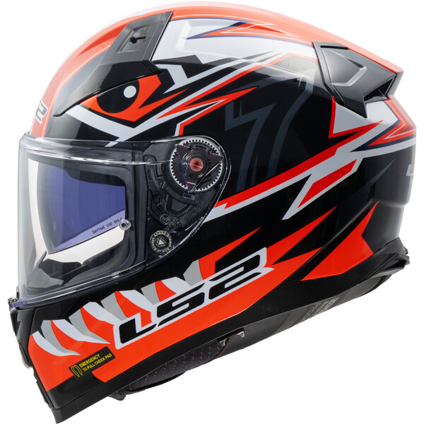 МОТОЦИКЛЕТНЫЙ ШЛЕМ LS2 FF811 VECTOR II BUNTRI BLACK RED-06