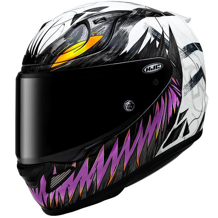 Мотоциклетный шлем HJC RPHA12 ANTI VENOM 2 MARVEL MC8