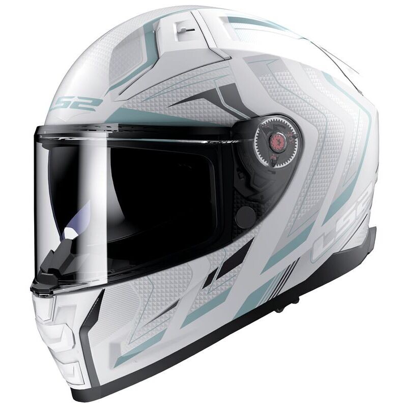 Мотоциклетный шлем LS2 FF811 VECTOR II ALIZER M.WHITE SILVER-06