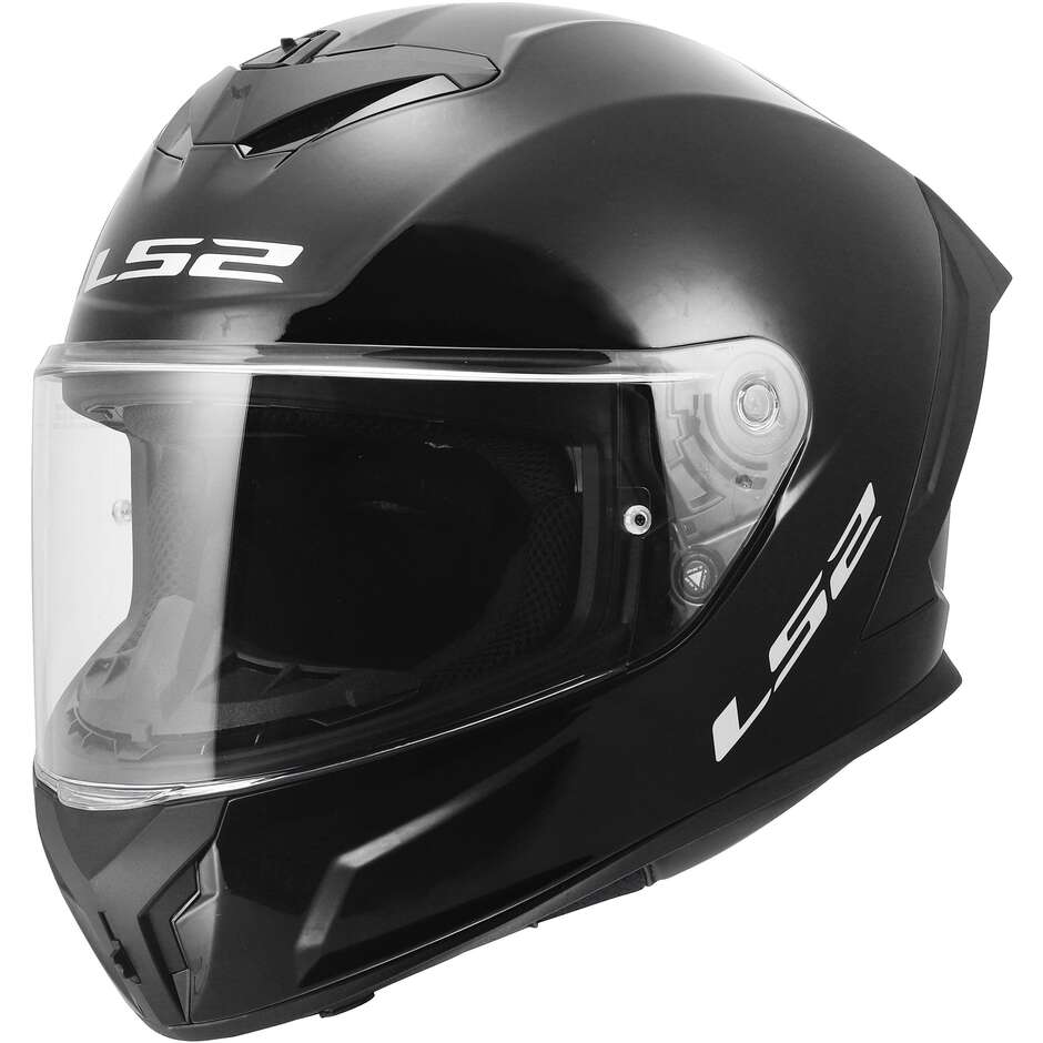 МОТОЦИКЛЕТНЫЙ ШЛЕМ LS2 FF820 RAPID III SOLID GLOSS BLACK