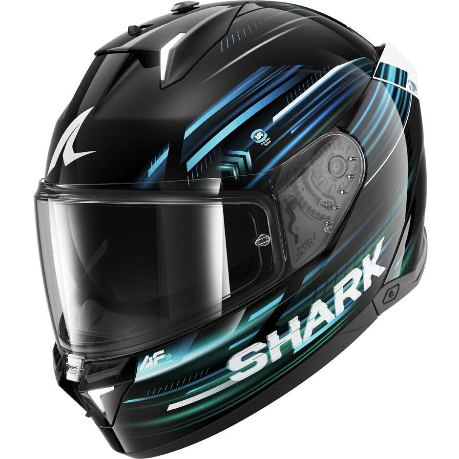 МОТОЦИКЛЕТНЫЙ ШЛЕМ SHARK SKWAL i3 LIGHT-BLUR (KBG)