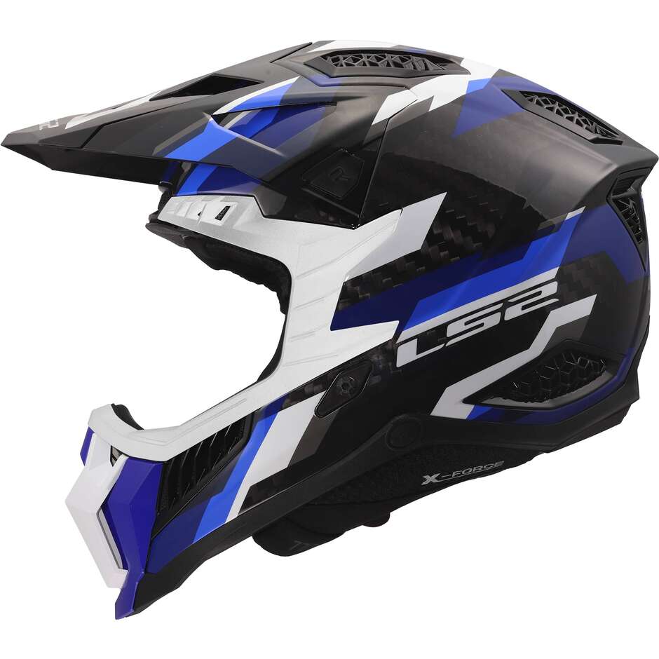 МОТОЦИКЛЕТНЫЙ ШЛЕМ LS2 MX703 X-FORCE PHANTOM BLUE WHITE-06