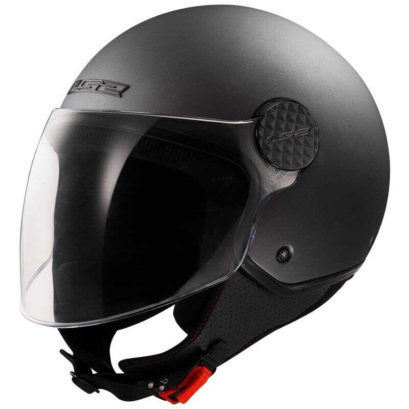Мотоциклетный шлем LS2 OF558 SPHERE LUX II SOLID MATT TITANIUM-06