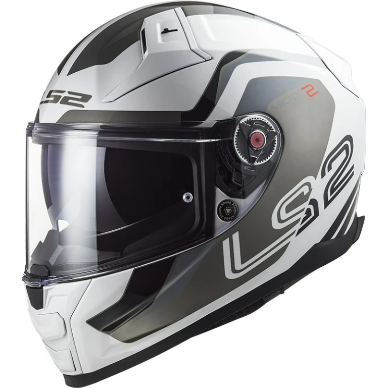 Мотоциклетный шлем LS2 FF811 VECTOR II METRIC WHITE TITAN.SILVER-06