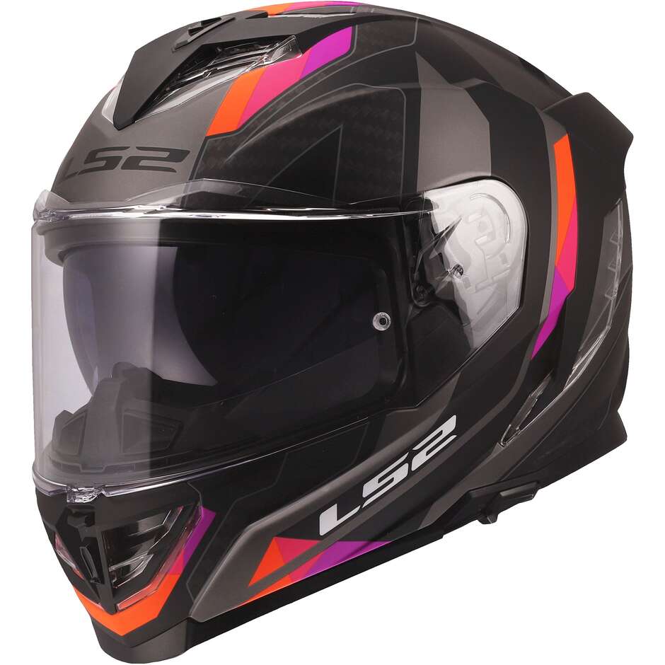 МОТОЦИКЛЕТНЫЙ ШЛЕМ LS2 FF818 STORM III SPORTY GREY PURPLE