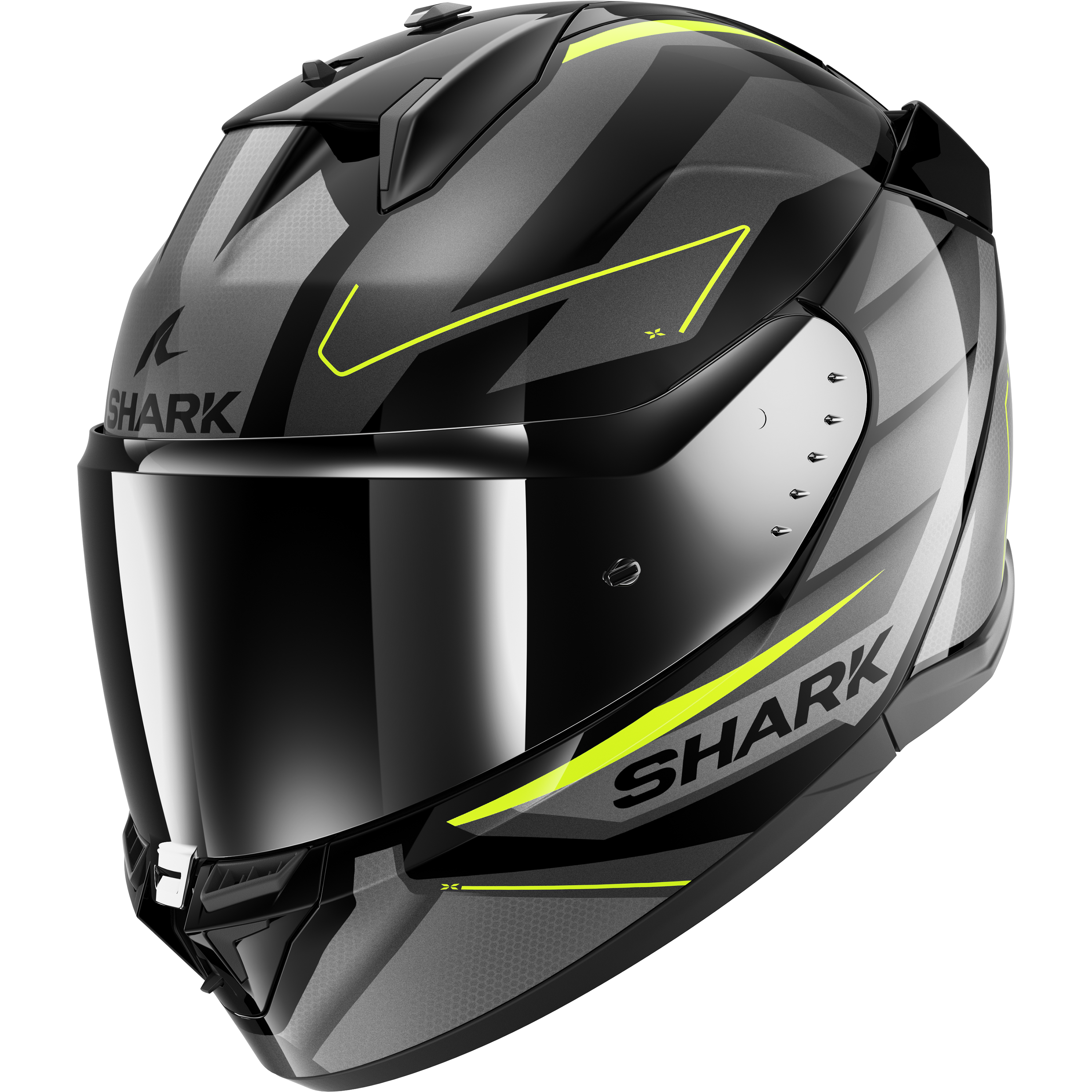 МОТОЦИКЛЕТНЫЙ ШЛЕМ SHARK D-SKWAL 3 SIZLER Black Anthracite Yellow KAY
