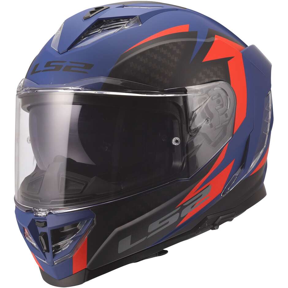 МОТОЦИКЛЕТНЫЙ ШЛЕМ LS2 FF818 STORM III DYNAMO BLUE RED