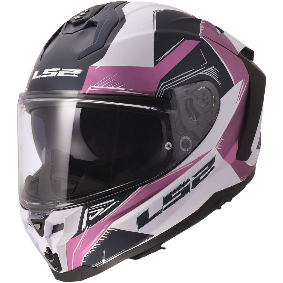 Мотоциклетный шлем LS2 FF817 CHALLENGER II FLAMAN LAVENDER