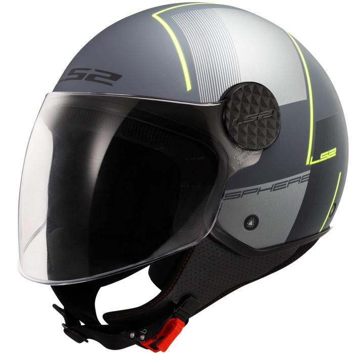 МОТОЦИКЛЕТНЫЙ ШЛЕМ LS2 OF558 SPHERE LUX II FIRM M.BLACK TITANIUM-06