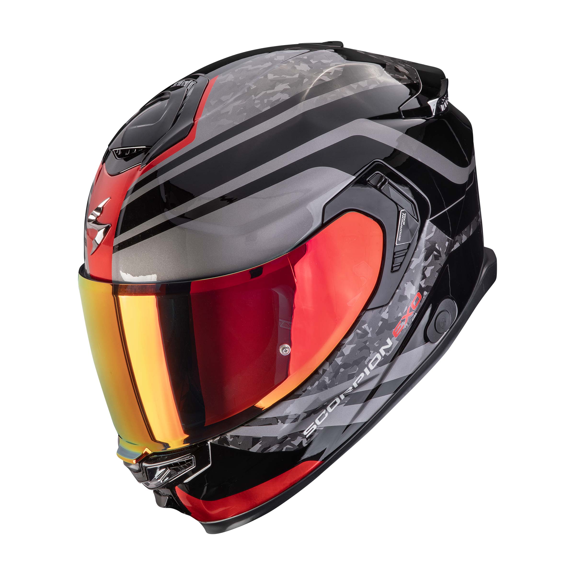 МОТОЦИКЛЕТНЫЙ ШЛЕМ SCORPION EXO-GT SP AIR ARTEN Noir-Rouge (24)