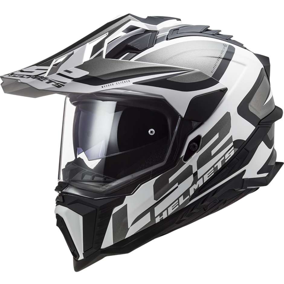 Мотоциклетный шлем LS2 MX701 EXPLORER ALTER MATT BLACK WHITE-06
