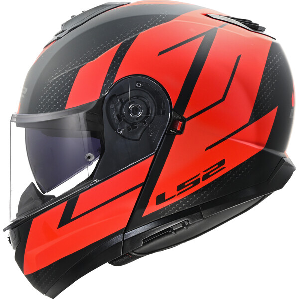 МОТОЦИКЛЕТНЫЙ ШЛЕМ LS2 FF908 STROBE II CODE BLACK RED-06