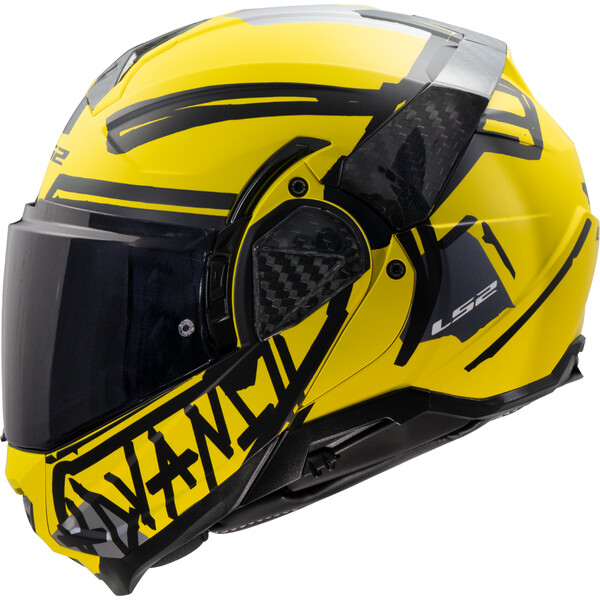 МОТОЦИКЛЕТНЫЙ ШЛЕМ LS2 FF910 ADVANT II TAPE YELLOW