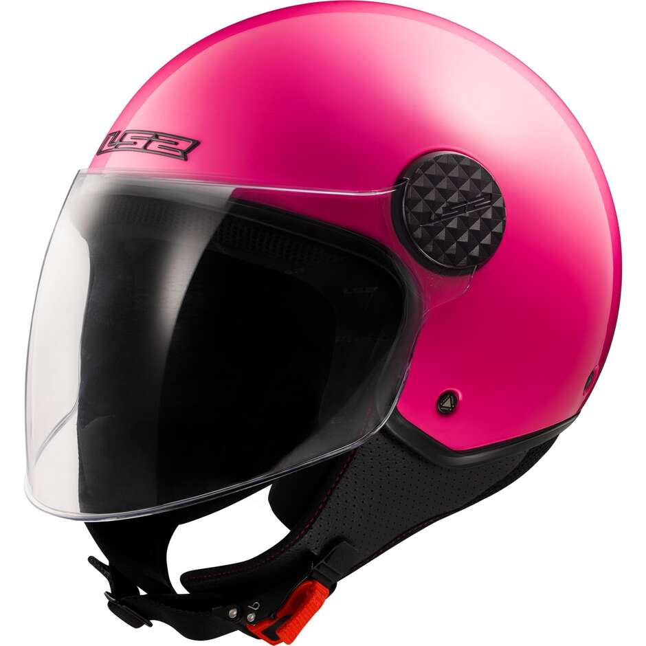Мотоциклетный шлем LS2 OF558 SPHERE LUX II SOLID FLUO PINK-06