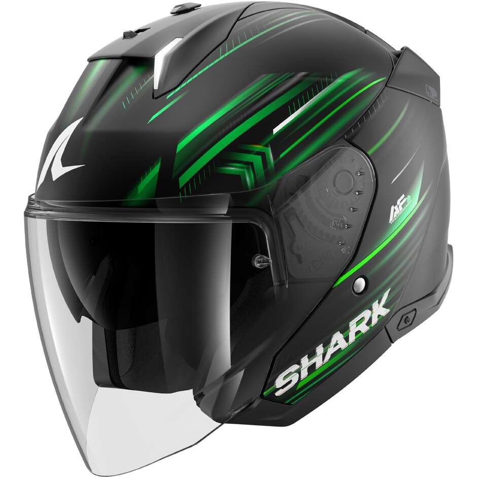 МОТОЦИКЛЕТНЫЙ ШЛЕМ SHARK SKWAL i3 JET LIGHT-BLUR Mat (KGW)