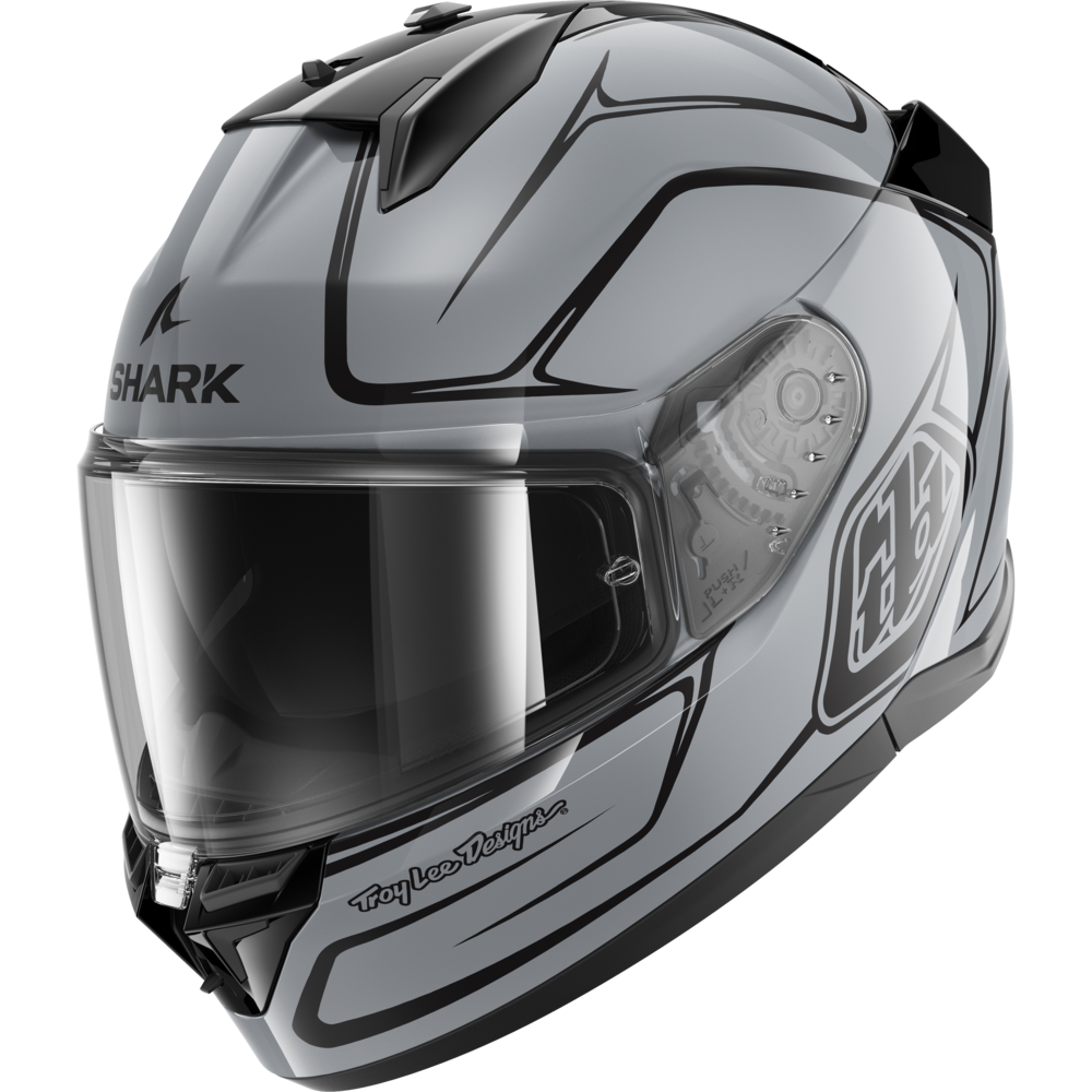 МОТОЦИКЛЕТНЫЙ ШЛЕМ SHARK D-SKWAL 3 DRONE Silver Black Silver SKS