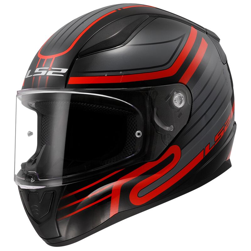 МОТОЦИКЛЕТНЫЙ ШЛЕМ LS2 FF353 RAPID II CIRCUIT BLACK RED-06