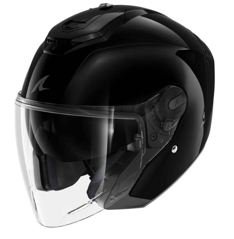 Мотоциклетный шлем RS JET BLANK Black BLK
