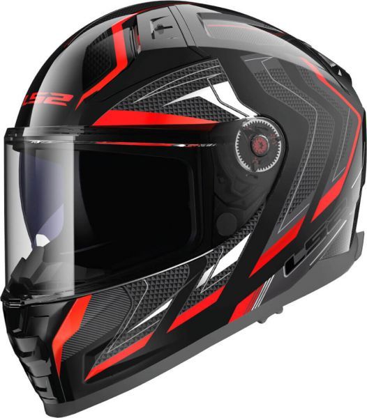 Мотоциклетный шлем LS2 FF811 VECTOR II ALIZER BLACK RED-06