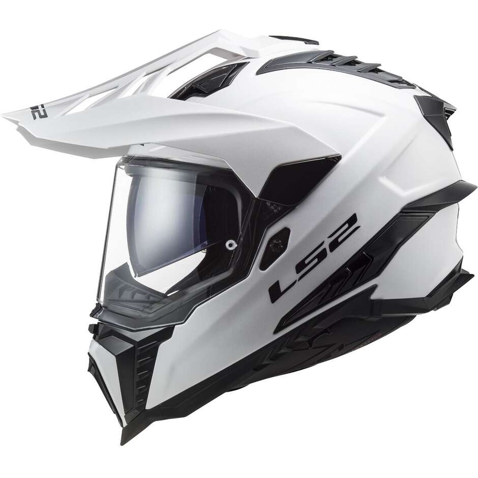МОТОЦИКЛЕТНЫЙ ШЛЕМ LS2 MX701 EXPLORER SOLID WHITE-06