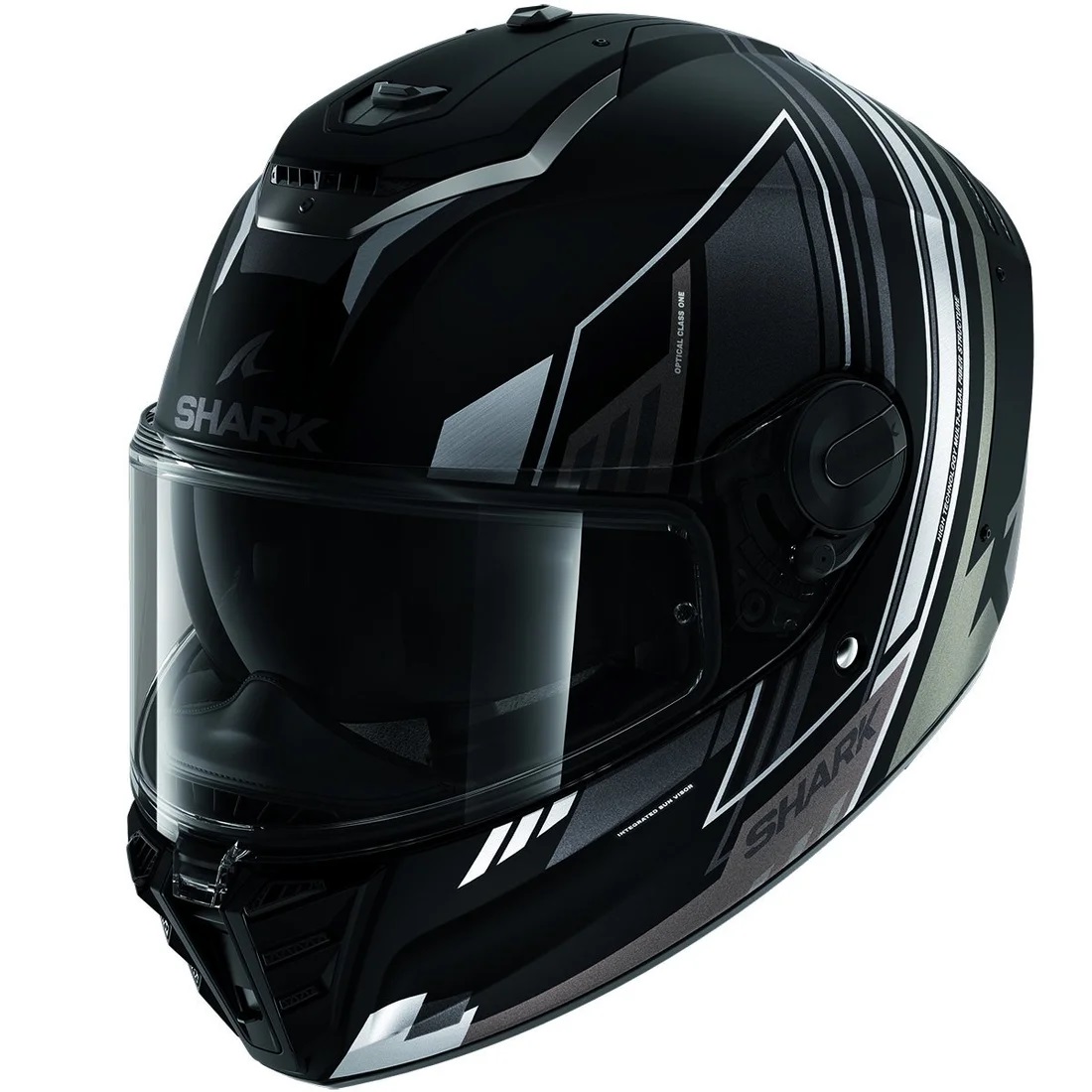 Мотоциклетный шлем SPARTAN RS BYRHON Mat Black Anthracite Chrom KAU