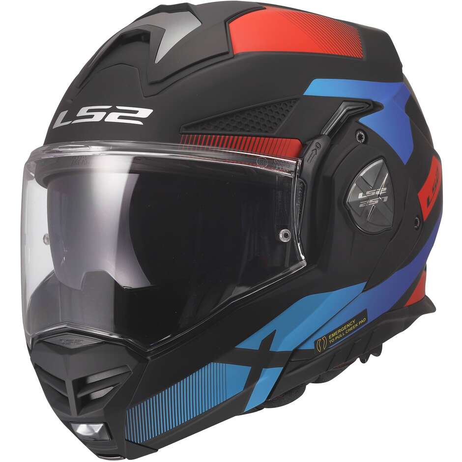 МОТОЦИКЛЕТНЫЙ ШЛЕМ LS2 FF901 ADVANT X NOVA BLACK RED BLUE-06