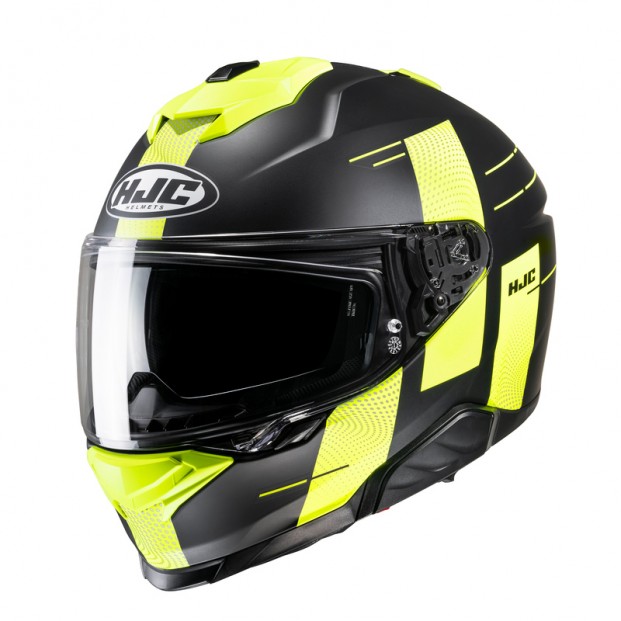 Мотоциклетный шлем HJC I71 PEKA BLACK/YELLOW