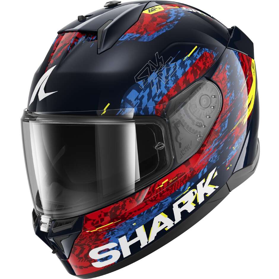 МОТОЦИКЛЕТНЫЙ ШЛЕМ SHARK D-SKWAL 3 SPEED-VIB (BRB)