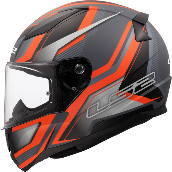 МОТОЦИКЛЕТНЫЙ ШЛЕМ LS2 FF353 RAPID II FLITZ ORANGE GREY-06