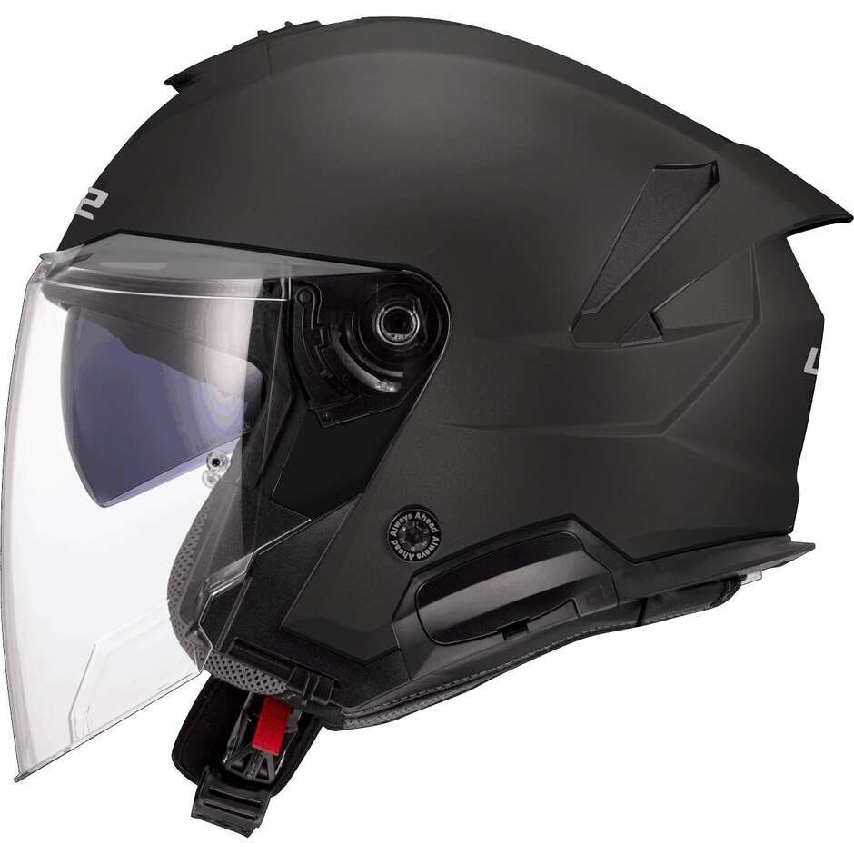 Мотоциклетный шлем LS2 OF618 VERSO II SOLID MATT BLACK