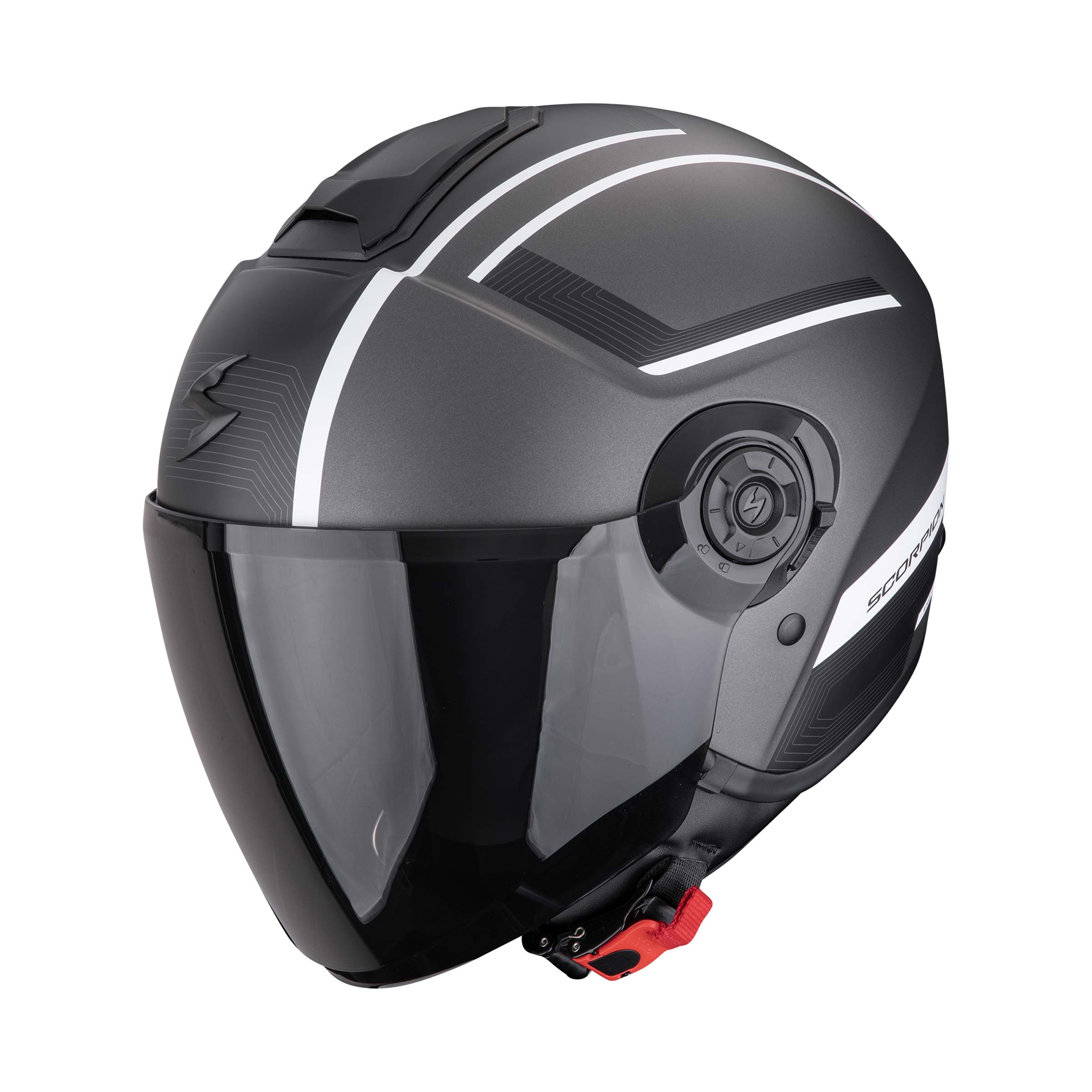 МОТОЦИКЛЕТНЫЙ ШЛЕМ SCORPION EXO-CITY II COSMOS Argent Mat-Blanc (208)