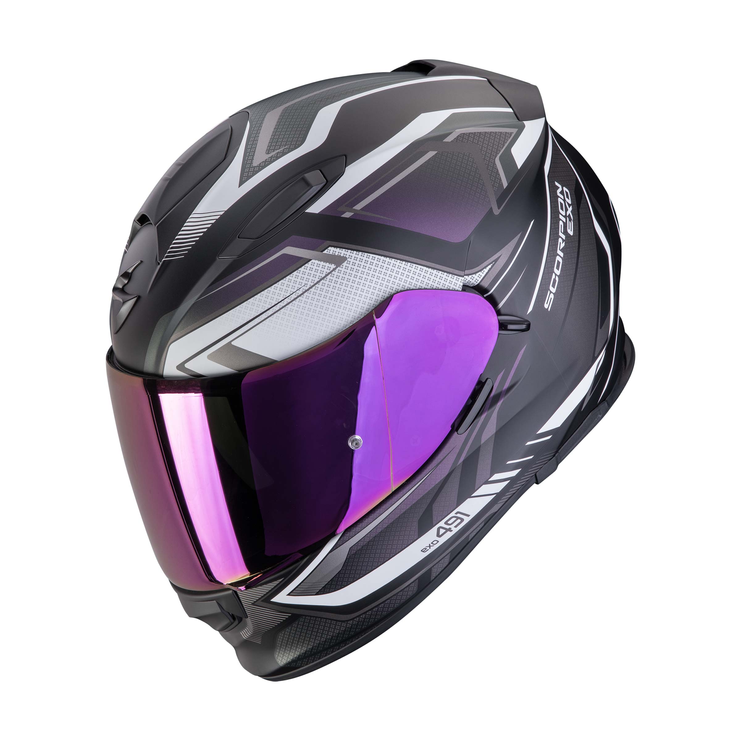 МОТОЦИКЛЕТНЫЙ ШЛЕМ SCORPION EXO-491 ZUMO Noir mat-Caméléon (312)