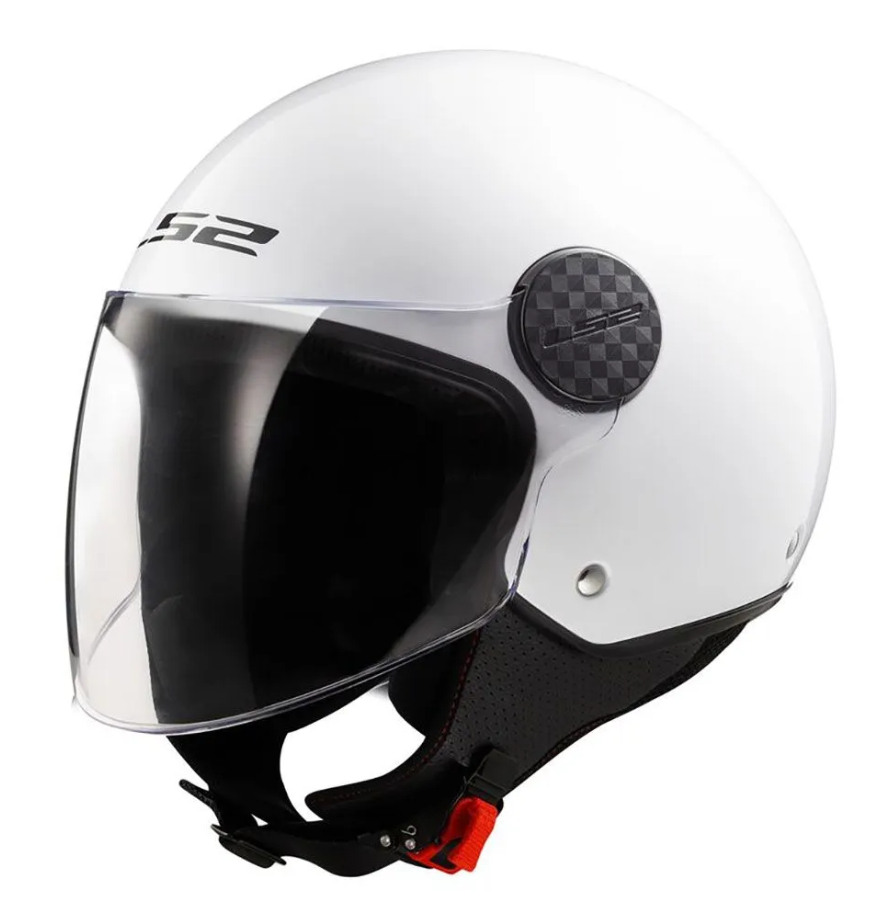 Мотоциклетный шлем LS2 OF558 SPHERE LUX II SOLID GLOSS WHITE-06