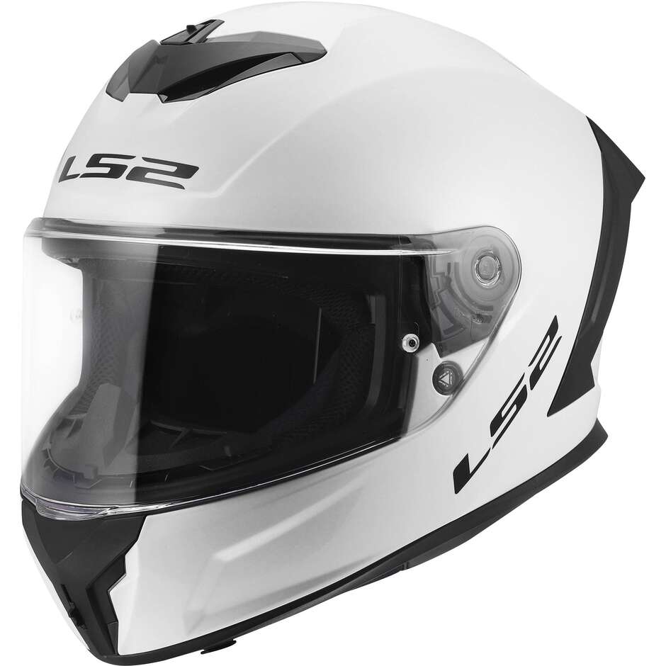 МОТОЦИКЛЕТНЫЙ ШЛЕМ LS2 FF820 RAPID III SOLID GLOSS WHITE