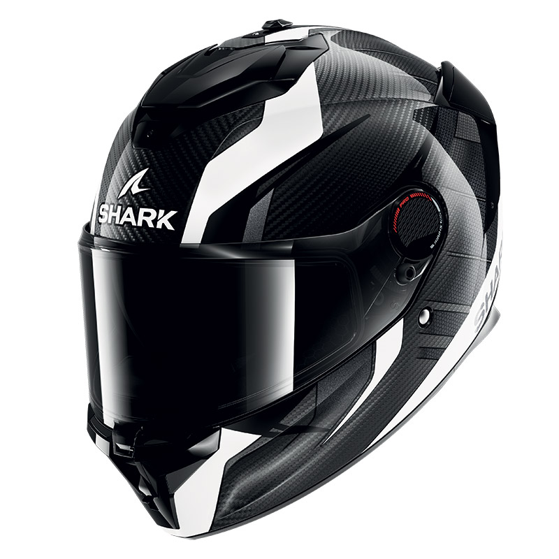 Мотоциклетный шлем SPARTAN GT PRO KULTRAM CARBON White Black DWK