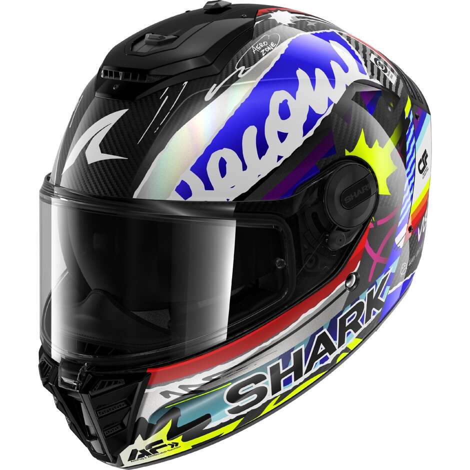 МОТОЦИКЛЕТНЫЙ ШЛЕМ SHARK SPARTAN RS CARBON STREETRUSH (DBU)