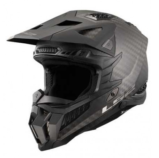 Мотоциклетный шлем LS2 MX703 C X-FORCE MATT CARBON-06