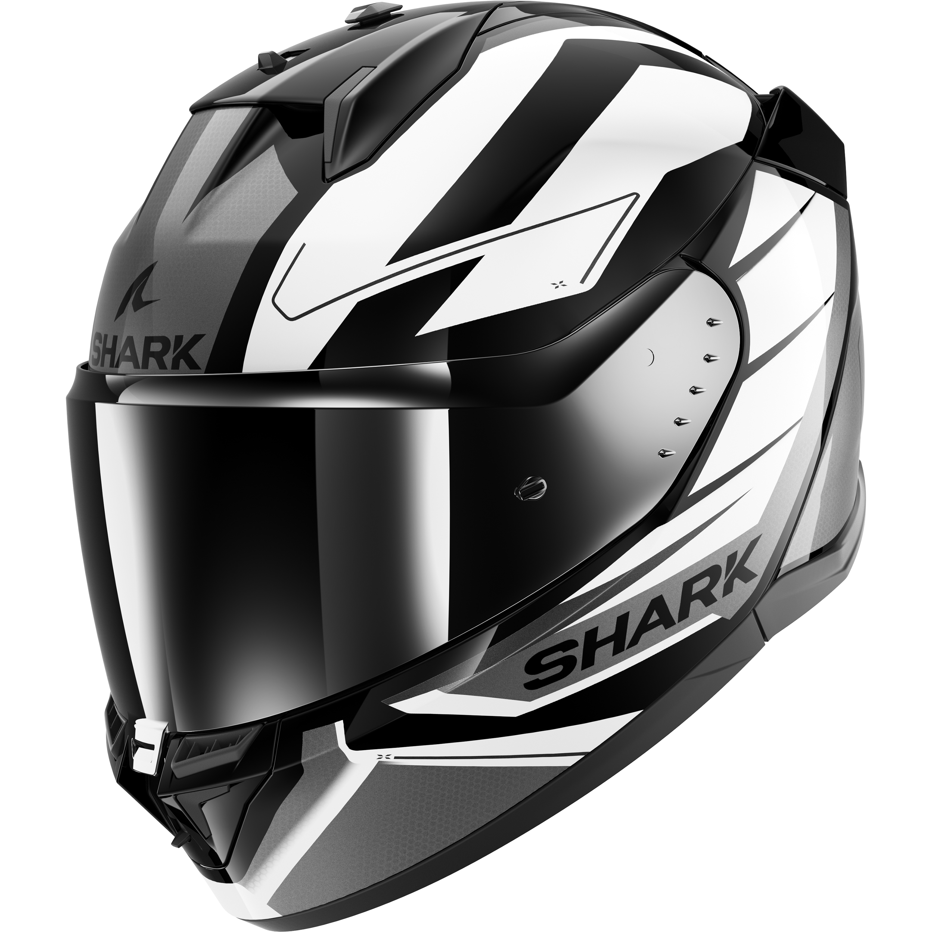 МОТОЦИКЛЕТНЫЙ ШЛЕМ SHARK D-SKWAL 3 SIZLER Black White Anthracite KWA