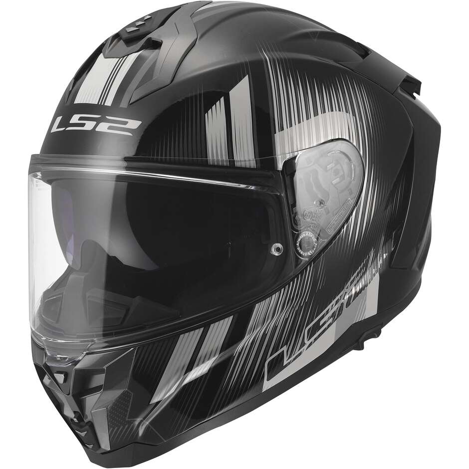 МОТОЦИКЛЕТНЫЙ ШЛЕМ LS2 FF817 CHALLENGER II NITRO BLACK GREY