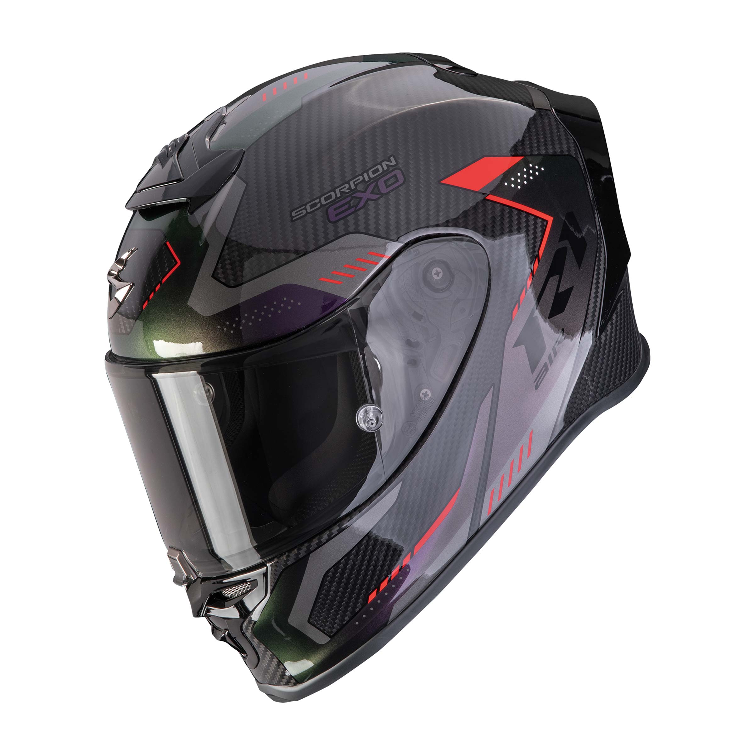 МОТОЦИКЛЕТНЫЙ ШЛЕМ SCORPION EXO-R1 EVO CARBON AIR PROPEL Noir-Caméléon (38)