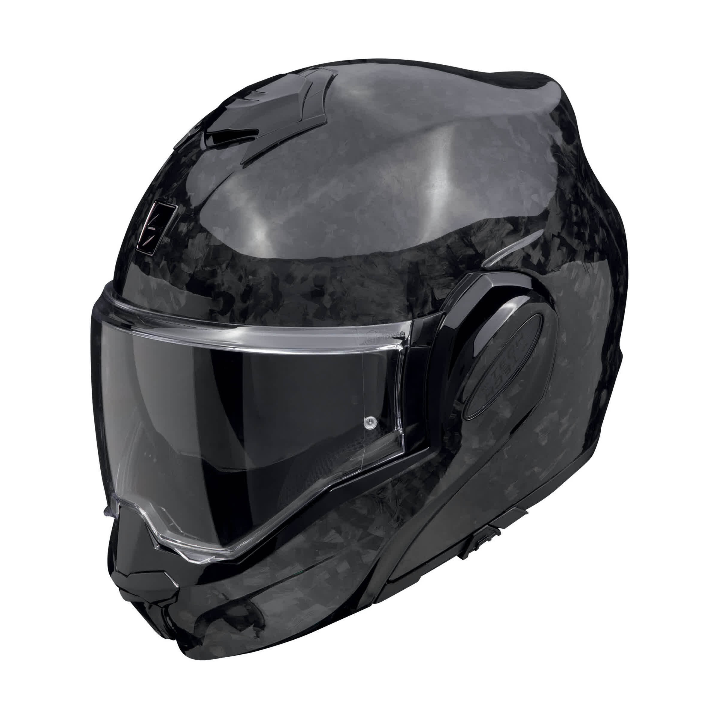 МОТОЦИКЛЕТНЫЙ ШЛЕМ SCORPION EXO-TECH EVO ONYX CARBON SOLID Noir (03)