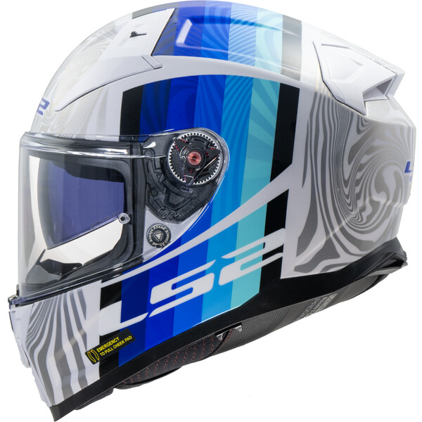 МОТОЦИКЛЕТНЫЙ ШЛЕМ LS2 FF811 VECTOR II FREEDOM WHITE SILVER-06