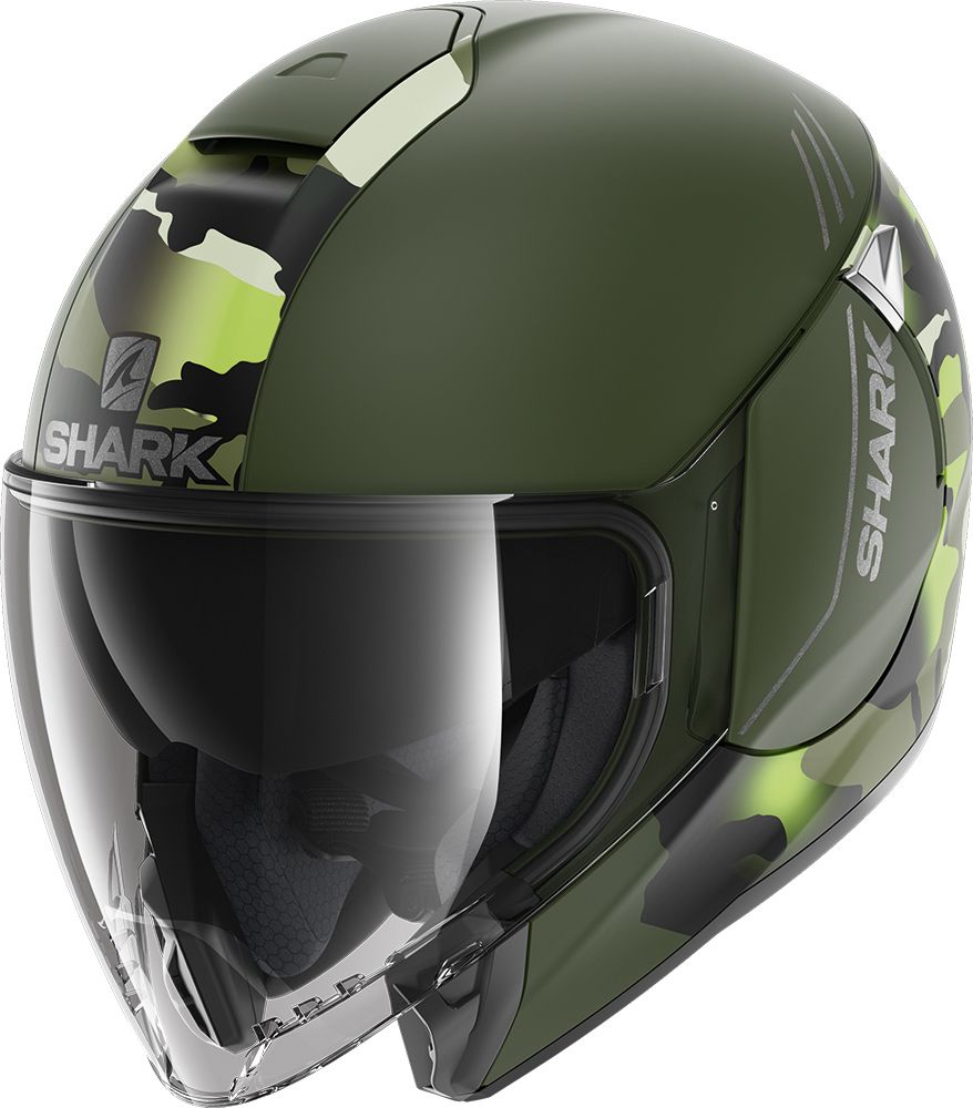 Мотоциклетный Шлем CITYCRUISER GENOM Matt Green Black GGK