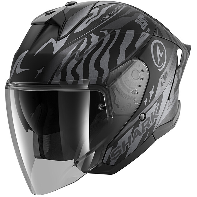 МОТОЦИКЛЕТНЫЙ ШЛЕМ SHARK SKWAL JET CUP SPEED-FANCY Mat (KAS)